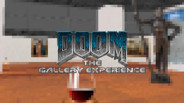  Doom: The Gallery Experience juego fan en un museo de arte