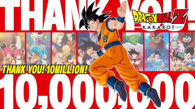 Dragon Ball Z: Kakarot supera los 10 millones de copias vendidas