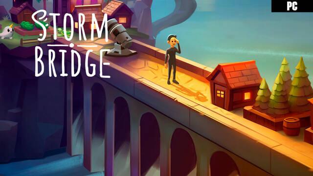 Construye un asentamiento sobre un puente mientras escapas de una tormenta en este original roguelite