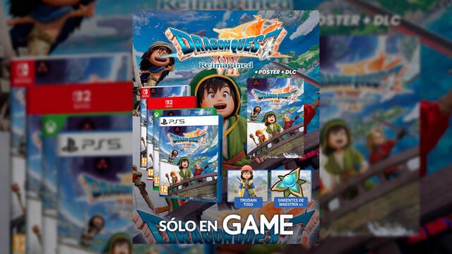 Reserva Dragon Quest VII Reimagined en GAME con regalos exclusivos