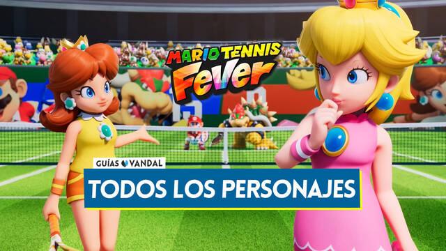 Todos los personajes de Mario Tennis Fever, atributos y c�mo desbloquearlos - Mario Tennis Fever