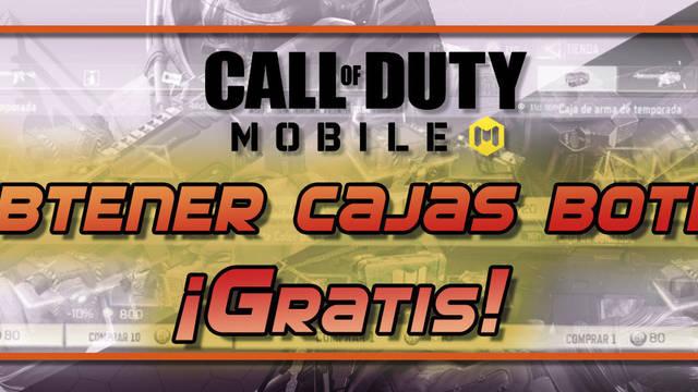 Call of Duty Mobile: cómo conseguir cajas de botín gratis