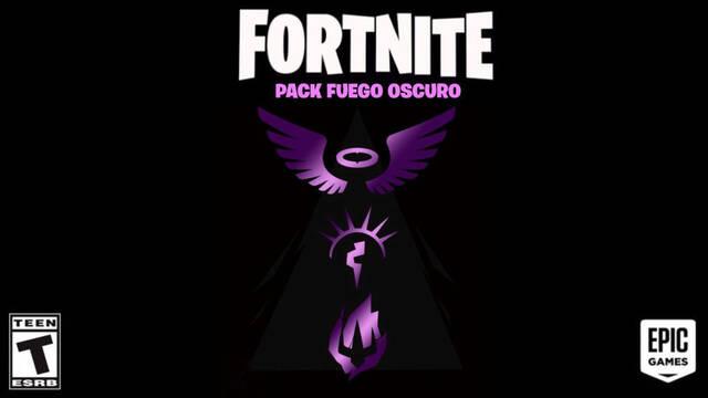 Oferta Pack Fortnite fuego oscuro