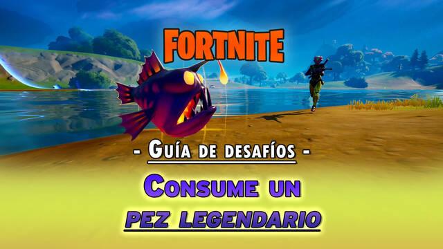 Fortnite: Consume un pez legendario - SOLUCI�N - Fortnite Battle Royale