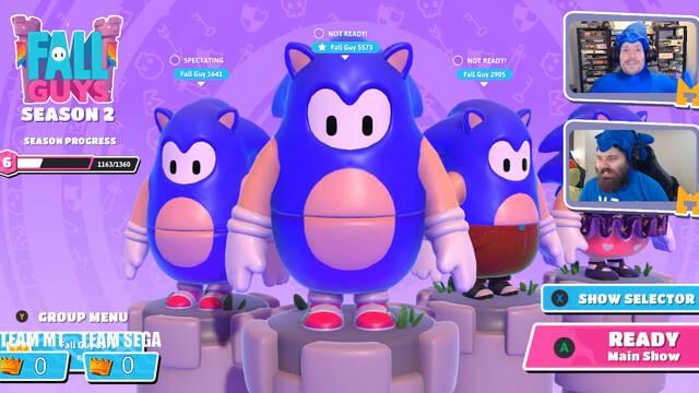 Fall Guys: Ultimate Knockout recibir� un disfraz de Sonic ma�ana