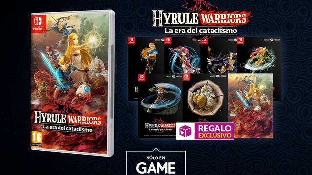 Incentivos por reservar Hyrule Warriors: La era del cataclismo en GAME.