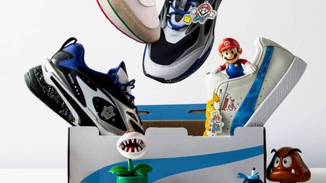 Zapatos de Super Mario 3D All-Stars en colaboraci�n con Puma.