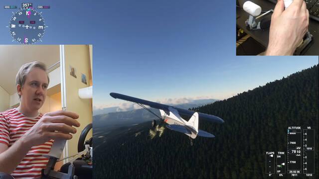 Microsoft Flight Simulator Stick Impresora 3d