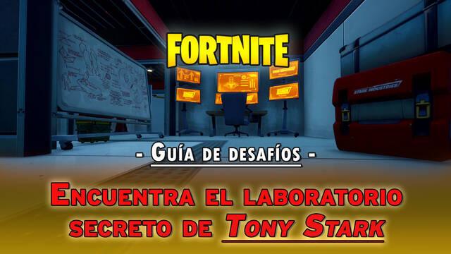 Fortnite: Descubre el laboratorio de Tony en la casa del lago - SOLUCI�N - Fortnite Battle Royale