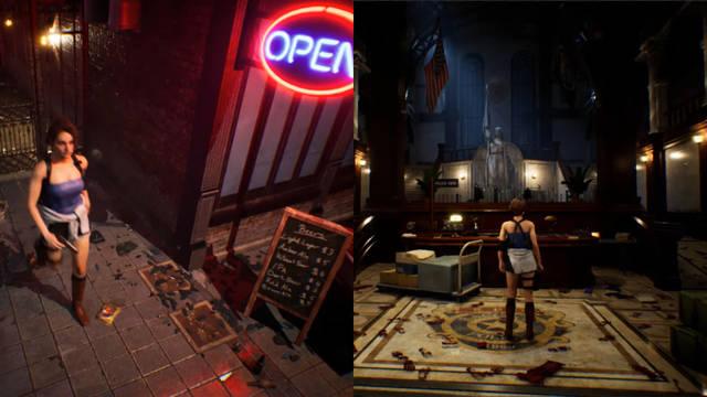 Recrean Resident Evil 3 Remake con cámaras fijas y Jill Valentine en la Comisaría de Raccoon City