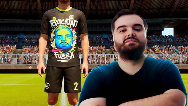 FIFA 22 camiseta Ibai de toxicidad fuera