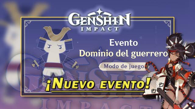 Genshin Impact: Evento Dominio del guerrero - Todos los detalles