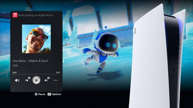 Apple Music llega a PS5 con aplicación propia y más de 90 millones de canciones.