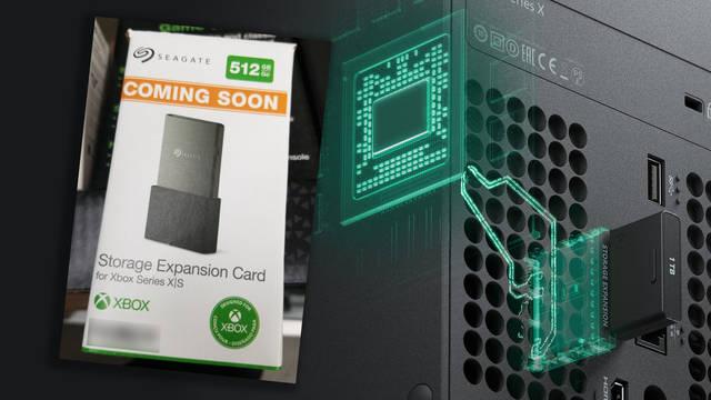 Aparece en tiendas la tarjeta de expansión de 512 GB no anunciada para Xbox Series.