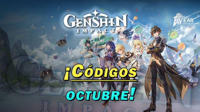 Genshin Impact: Nuevos c�digos de octubre 2021
