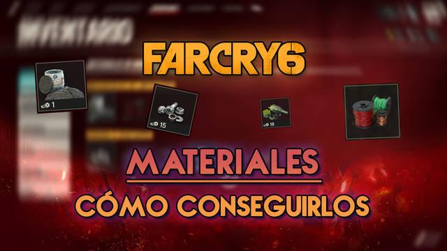Far Cry 6: TODOS los tipos de materiales y recursos y c�mo conseguirlos - Far Cry 6