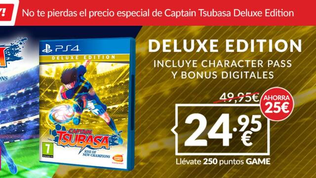 Captain Tsubasa: Rise of New Champions es la oferta flash de hoy en GAME.