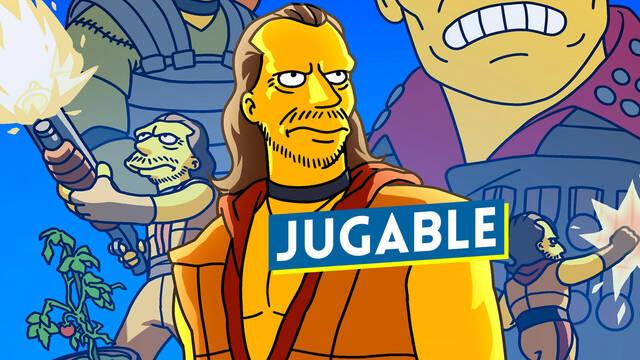 Videojuego falso de Waterworld de Los Simpson gratis hecho por un fan