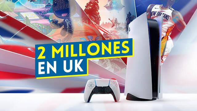 2 millones de PS5 vendidas en Reino Unido, la cuarta m�s r�pidamente vendida