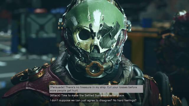 Starfield comparte nuevos detalles sobre el sistema de di�logos