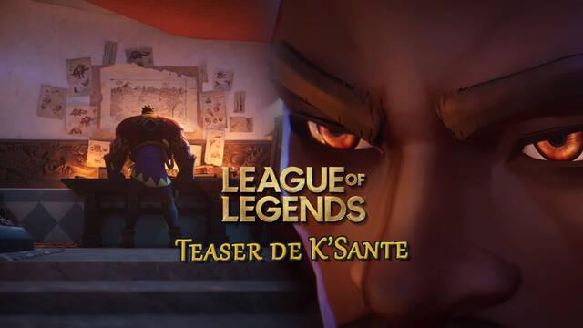 League of Legends: Primer teaser tráiler de K'sante, el nuevo personaje