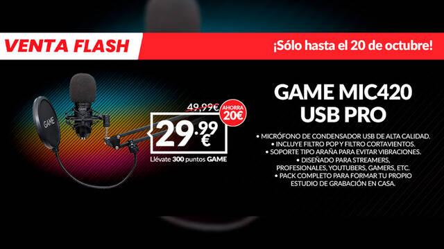 Oferta GAME MIC 420 USB PRO por tiempo limitado en GAME