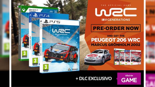 WRC Generations con DLC exclusivo por la reserva en GAME