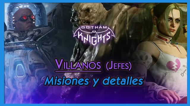 Villanos de Gotham Knights: Todos los jefes secundarios, debilidades y misiones - Gotham Knights