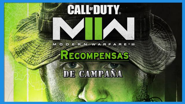 CoD Modern Warfare 2: TODAS las recompensas de la Campaña para desbloquear - Call of Duty: Modern Warfare 2 (2022)