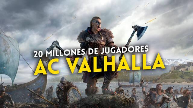 Assassin's Creed Valhalla supera los 20 millones de jugadores