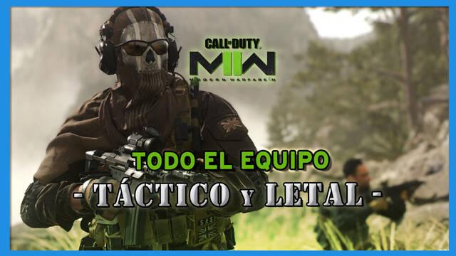 CoD Modern Warfare 2: Todos los equipamientos táctico y letal y características - Call of Duty: Modern Warfare 2 (2022)