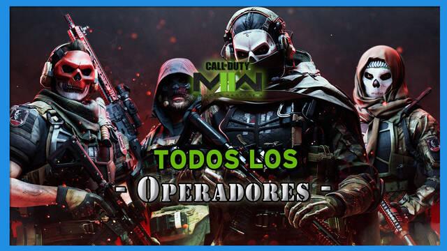 CoD Modern Warfare 2: TODOS los Operadores y cómo conseguirlos - Call of Duty: Modern Warfare 2 (2022)