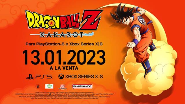 La versión next-gen de Dragon Ball Z: Kakarot se estrenará el 13 de enero.