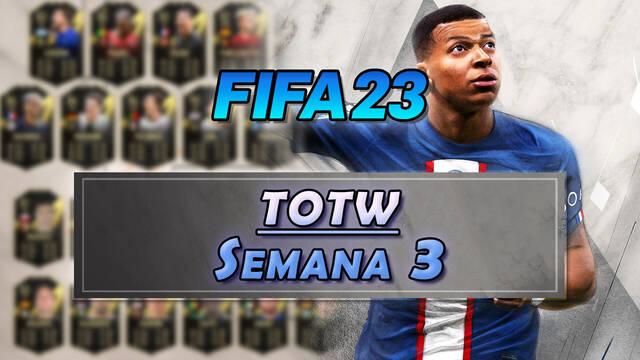 FIFA 23: TOTW 3 ya disponible - Plantilla completa