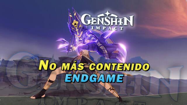 Genshin Impact no incluirá nuevos contenidos del endgame en el futuro