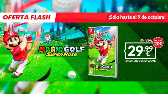 Mario Golf: Super Rush de oferta en GAME por tiempo limitado