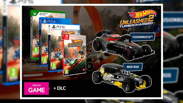 Reserva Hot Wheels Unleashed 2 en GAME con DLC de regalo extra