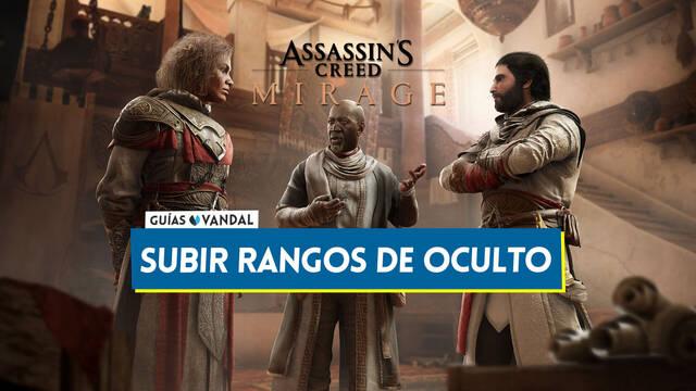 Rangos de los Ocultos en Assassin's Creed Mirage: Cómo aumentarlos y recompensas - Assassin's Creed Mirage