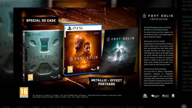 Fort Solis edici�n f�sica con regalo por reserva en GAME p�ster exclusivo