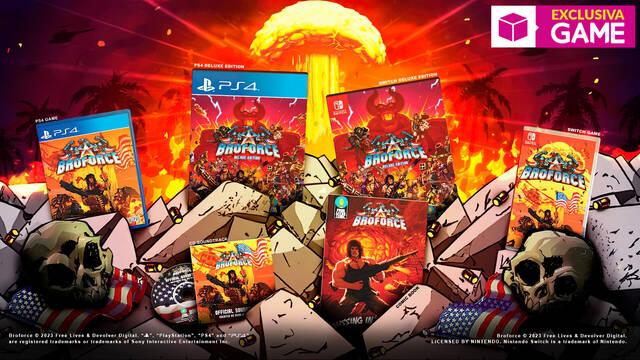 Broforce Deluxe Edition reserva en GAME con contenido extra