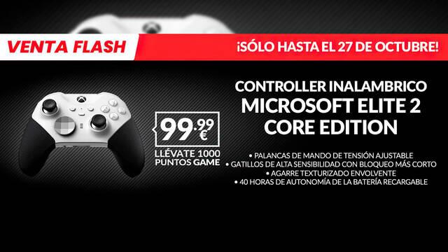 Oferta CONTROLLER INAL�MBRICO MICROSOFT ELITE 2 CORE EDITION en GAME s�lo hoy precio especial