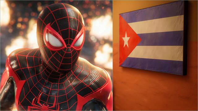 Spider-Man 2 cambia la bandera de Cuba de Miles Morales por la de Puerto Rico