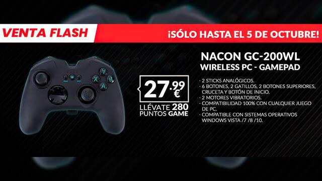 Nacon GC-200WL WIRELESS en oferta GAME por tiempo limitado mando para PC
