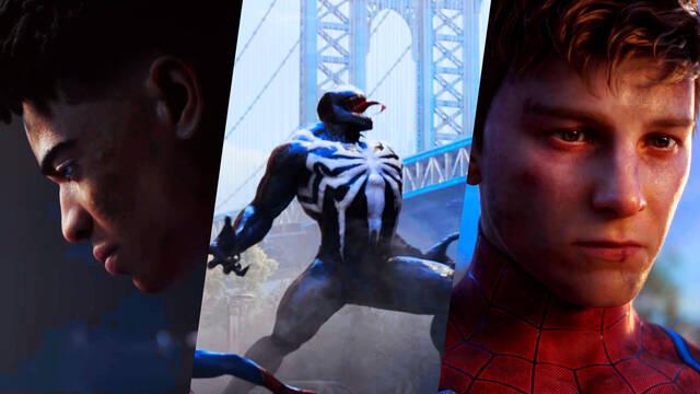 Marvel's Spider-Man 2 tr�iler cinem�tico CGI lanzamiento en PS5 teaser v�deo