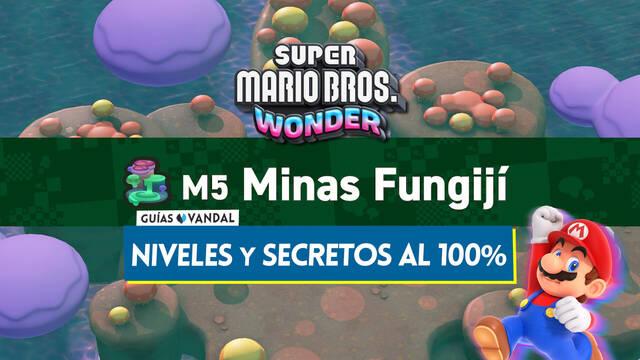Mundo 5 Minas Fungijí al 100% en Super Mario Bros. Wonder: Niveles y secretos - Super Mario Bros. Wonder