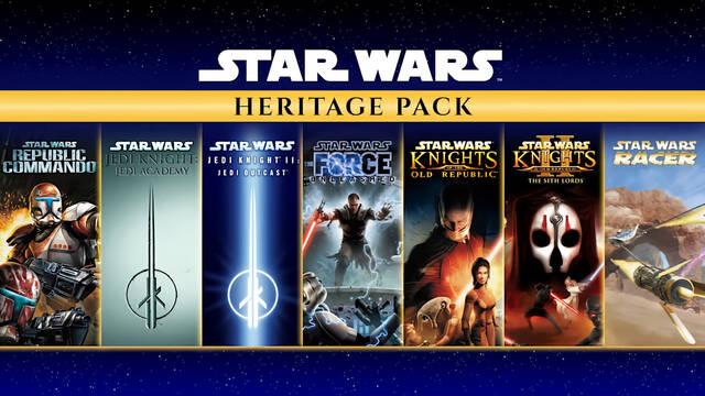 Star Wars Heritage Pack traerá de vuelta en formato físico para Switch 7 grandes clásicos de la saga