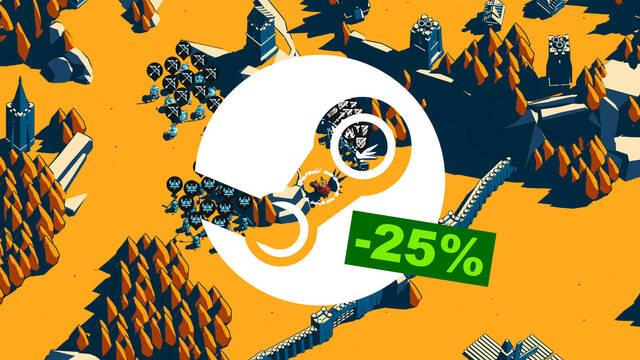 Thronefall oferta en Steam por tiempo limitado juego de estrategia
