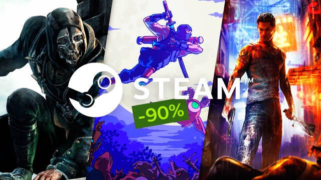 Juegos rebajados a menos de 5 euros en Steam.
