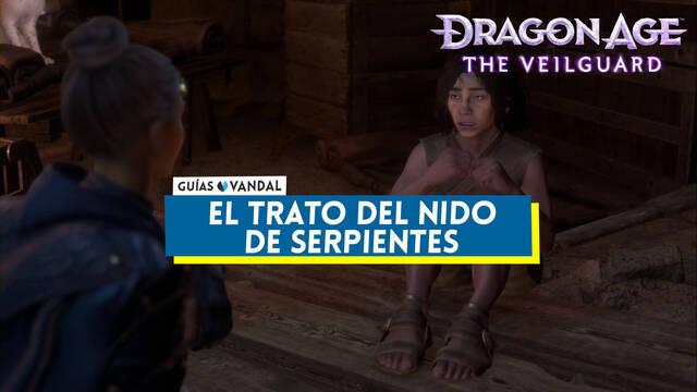El trato del nido de serpientes al 100% en Dragon Age: The Veilguard - Dragon Age: The Veilguard