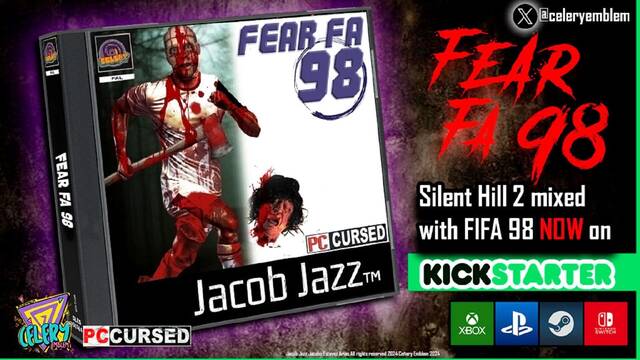 El excéntrico FEAR FA 98 busca financiación: un juego de fútbol y terror que mezcla FIFA 98 con Silent Hill